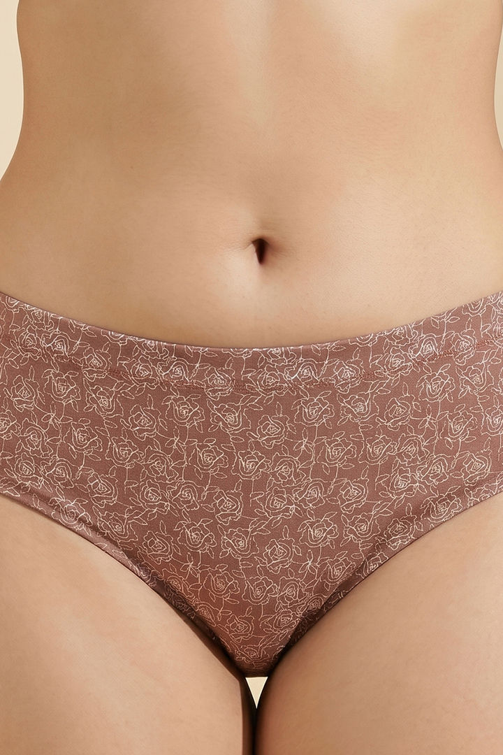 Zivame Medium Rise Full Coverage Hipster Panty (Pack of 3) - Multicolor — image 5